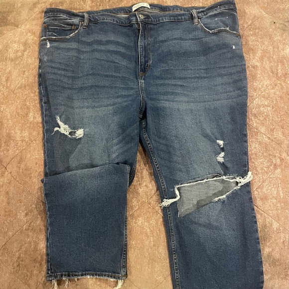 Abercrombie & Fitch Denim - Abercrombie 90’s straight ankle high rise size 37 (24 plus size)